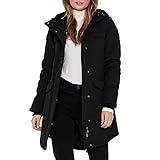 ONLY Damen Softshelljacke OnlMaastricht Kurz-Mantel mit Kapuze 15192522 Black XS