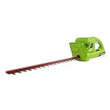 Greenworks Tools Akku-Heckenschere G24HT (Li-Ion 24 V 47 cm Schnittlänge 17 mm Zahnabstand 2800 Schnitte/min t-förmiger Griff ohne Akku und Ladegerät)