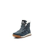 SOREL Damen Whitney II Flurry Boot — Wasserdichte Wildleder Winterstiefel, Uniform blau, weiß, 39.5 EU