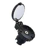 Fahrradspiegel für Lenker Endhalterung, Klappbar 360 Grad Drehbar Klein Mini Safe Rückspiegel für MTB Mountainbike Rennrad E-Bike Lenker 21-22,2 mm (1)