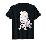 Dalmatiner Kostüm T-Shirt für Halloween Hund Tier Cosplay T-S
