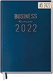Chäff Business-Timer 2022 A5 [Nachtblau] 1 Woche 2 Seiten | Terminplaner, Wochenplaner, Wochenkalender, Organizer, Terminkalender für perfektes Zeitmanagement | nachhaltig & k