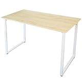 TOPSKY 250 kg Tragfähigkeit Simple Schreibtisch (120cm, Oak + White)