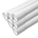 MIDORI® Elektrorohr | 18m M16 16 mm Stangenrohr aus PVC | Gemufftes Leerrohr in Weiß | I