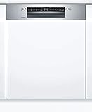 Bosch SMI4HCS48E Serie 4 Smarter Geschirrspüler integriert, 60 cm breit, Besteckschublade, Made in Germany, Silence Programm besonders leise, Extra Trocknen auf Knopfdruck