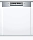 Bosch SMI4HCS48E Serie 4 Smarter Geschirrspüler integriert, 60 cm breit, Besteckschublade, Made in Germany, Silence Programm besonders leise, Extra Trocknen auf Knopfdruck