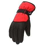 CCOOfhhc Snowboard Handschuhe Motorrad Kinder Winter Winterhandschuhe Fahrradhandschuhe Fahrrad Freizeit Arbeitshandschuhe Winddichte Verdickt Skihandschuhe Laufhandschuhe 6-11 J