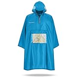 STANDWERK® Regenponcho Herren & Damen - Mit Ärmel und geschlossenen Seiten für rundum Schutz - Windsicherung gegen Stürme - Regencape 100% wasserdicht (S/M)