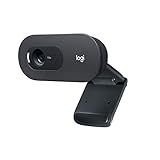 Logitech C505 HD Webcam - 720p externe USB Kamera für den Computer-Bildschirm mit Langstreckenmikrofon - Kompatibel mit PC, Mac und Chromebook - G