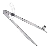 XYDZ Zirkel, Kompass für Holzarbeiten, Anreisszirkel Federzirkel Spitzzirkel Zirkel Werkzeug für Holzbearbeitung (160 mm)