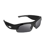 OOZIMO HD 1080P Kamera Brillen 8.0MP Pixel Camcorder DV Videorecorder Sonnenbrille,Black