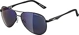 ALPINA Unisex - Erwachsene, A 107 Sonnenbrille, black matt, O