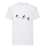 Skispringer Evolution Männer T-Shirt Weiß S