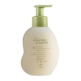 NATURA - Mamae e Bebe Sanftes Waschgel für Körper und Haare - Für die Baby-Hygiene - Reinigt sanft - Dermatologisch getestet - Von Kinderärzten für gut befunden - 100% vegan - 200