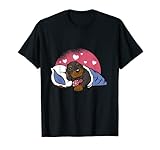 Herrchen Frauchen Pyjama Welpe Marienkäfer Rauhhaardackel T-S