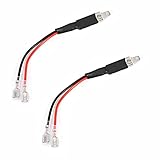 Yungeln 2 Stück H1 Ersatz Stecker Adapter Männlicher Stecker LED Stecker 12V-24V / 10W - 110W für Auto HID Scheinw