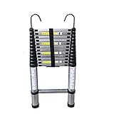 LIUCHUNYANSH Leiter Hocker Teleskopleiter Aluleiter Ausziehbar Klappbar Leiter,tragbar Für Tägliche Haushalts- Oder Wohnmobilarbeiten, Kapazität 330 Pfund (Size : Straight Ladder 3.2m)