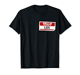 Hello My Name Is Earl Name Tag T-Shirt Funny Stick