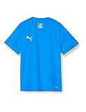 PUMA Kinder Jersey, Electric Blue Lemonade-White, 152