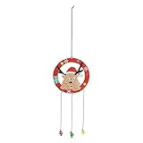 DIY 5D Diamant Malerei Weihnachten Windspiel Fenster Tür Dekoration Anhänger für Erwachsene Anfänger Weihnachten Windspiel mit Perlen Stickerei Handwerk Wand Heimdek