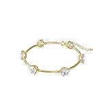 Swarovski Constella Armband, Weiss, Goldlegierung