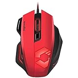 Speedlink DECUS RESPEC Gaming Mouse - Ergonomische Maus für Büro/Home Office (Einstellbar bis 5000 dpi - Beleuchtung in 7 Farben - Programmierbare Tasten) für PC/Notebook/Laptop, schw