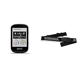 Garmin Edge 530 – GPS-Fahrradcomputer mit 2,6“ Farbdisplay, umfassenden Leistungsdaten & Premium-Herzfrequenz-Brustgurt Dual Basic, Herzfrequenzdaten in Echtzeit via Bluetooth Low Energy oder ANT+