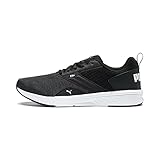 PUMA Unisex NRGY Comet Laufschuhe, Schwarz Black White-1, 44 EU