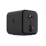 Funien 1080P High-Definition Mini e Kamera Smart WiFi Drahtlose Überwachungskamera Nachtsicht PIR-Bewegserkennung mit magnetischem Design Basishalterung Armband für Heimheit Outdoor-Training