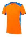 Black Crevice Herren Sport T-Shirt, orange/Blue, L