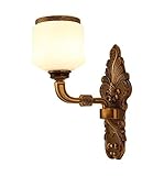 ZHBU Neue Chinesische Stil Wandleuchte Zinklegierung Schlafzimmer Nachttisch Wandleuchte Chinesischen Stil Wohnzimmer Halterung Licht Hintergrund Wand Korridor Gang W