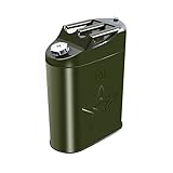 ZINIUKEJI 10L/20L/30L Kraftstofftank Benzinkanister Metall Grün Motorrad Auto Backup ATV Tragbarer Kanister UTV Ölb