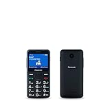 Panasonic KX-TU150EXB Seniorenhandy (SOS Taste, Dual-SIM, Kamera 0,3 MP, Radio, Taschenlampenfunktion, große Tasten) schw