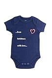 Emmis Glück Baby Body from Lockdown with Love Gr. 50/56 Geschenk zur Geburt 100% Baumw