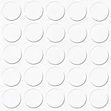 haggiy Selbstklebende Abdeckkappen für Möbel - Durchmesser 14 mm - 25 Stück - Möbelpflaster (Alaska Weiß)