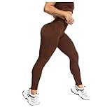 Sonojie Damen Push Up Leggings Sporthose High Waist Anti Cellulite Sportleggings Blickdicht Booty Lifting Leggings Sexy Yogahose Seamless Push Up F