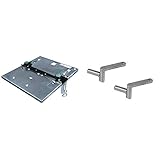 Wolfcraft 6197000 1 Stichsägetisch + Wolfcraft 6176000 Schnellspanner für alle Werktische mit 20 mm Bohrung