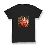 Zac Efron Movie Basketball Player Black Tshirt T-Shirt Top 100% Baumwolle für Herren, T-Shirt für den Sommer, Geschenk, Herren, Freizeithemd, M, Black
