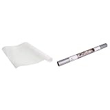 Rayher 23092000 3D-Glimmer-Effekt-Folie, Rolle 100 x 33 cm, Stärke 0,15 mm, PVC-Folie mit Glimmereffekt & 2300900 3D-Sternen-Effekt-Folie, Rolle 100 x 33 cm, Stärke 0,15 mm, PVC-F