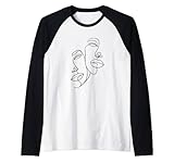 Line Art Aesthetic Face Minimalist Abstract Novelty Rag