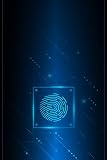 Fingerprint Scanner Design: Discreet Password Book Small with Alphabetical Tabs, Password Notebook Mini, Password Log Book and Internet Password ... Journal for Home or Office | 520 Entry Sp