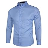 ZYYM Herren Paisley Hemd Langarm Jacquard Hemd für Männer Regular Fit Freizeithemd Hemden Langarmhemd für Freizeit Hochzeit Herren Baumwolle Leinen Henley Shirt Casual Beach Langarm Solid Top S