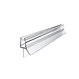 Ersatzdichtung Wasserabweiser Duschdichtung Schwallschutz Duschkabine Bad 4-6mm Glas 80