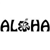 BLOUR Neue 15x4CM Aloha Hibiscus Hawaii Aufkleber Fenster Aufkleber Zubehör Zubehör   Styling Auto Dek