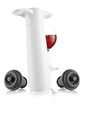 Vacu Vin 09812606 Weinpumpe weiß mit 2 Stop