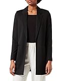 VERO MODA Damen VMVERINA LS Long Blazer, Black, 42