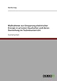 Maßnahmen zur Einsparung elektrischer Energie in privaten Haushalten und deren Darstellung im Technik