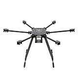 VSLIFE ZD850. Vollkohlefaser. ZD 850. Hexa-Rotor-Rahmen faltbar für ARM Hexacopter-Frame-Kit mit unfhodierbarem Fahrwerk für FPV