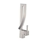 Kitchen Tap Hahn-Badezimmer-Bassin-Wanne kaltes u.Heißes Hahn-einzelner Handgriff-Wasserfall-Becken-Mischer-Hahn-Wannen-Abfluss-Hahn-Plattform,die über Gegenbecken-Badezimmer-Küchen-Hahn angebracht G