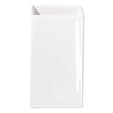 ASA Blumenvase, Keramik, weiß, 11.5x11.5x21